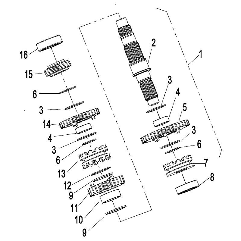 COUNTERSHAFT ASSY.