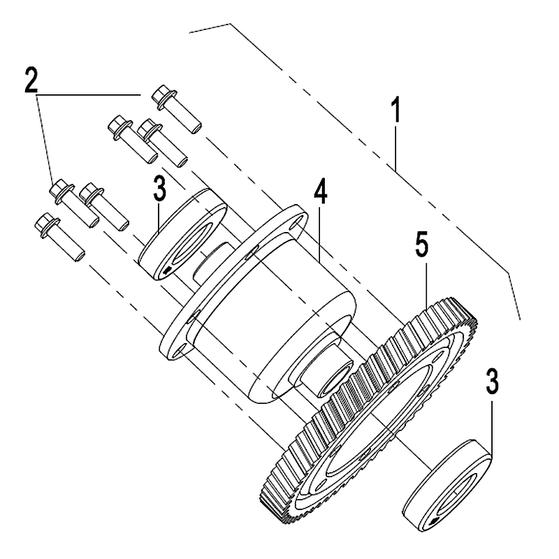 OUTPUT SHAFT ASSY.