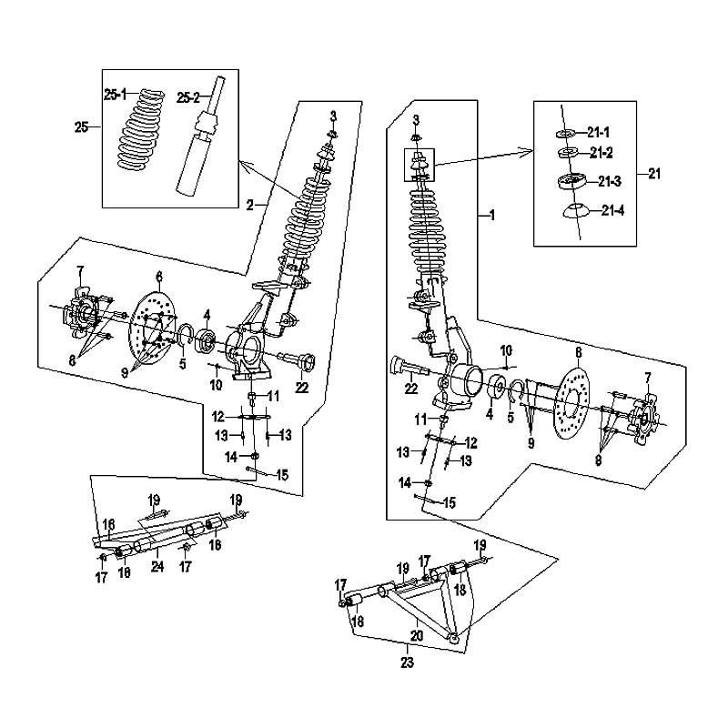 FRONT SUSPENSION SYSTEM