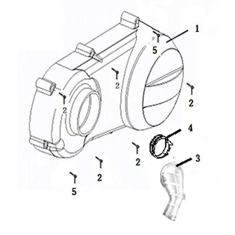 LEFT CRANKCASE COVER