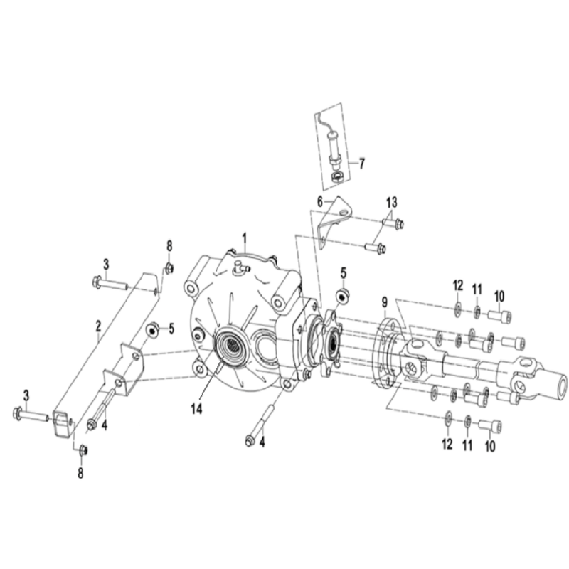 Front Axle & Front Drive Shaft