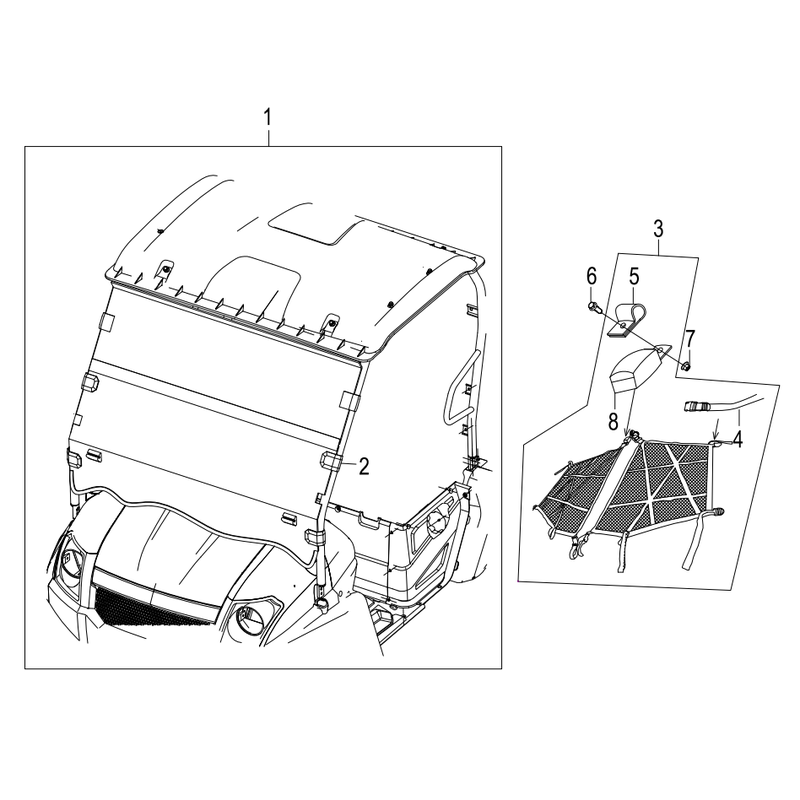 Windshield / Safety Net