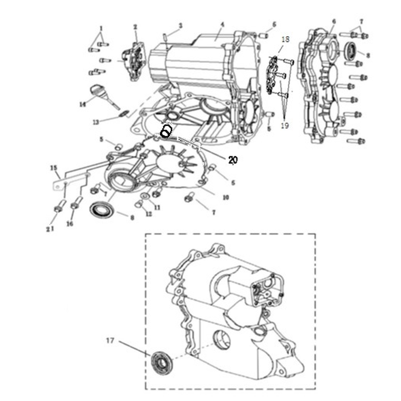 Gearbox Housing Assembly