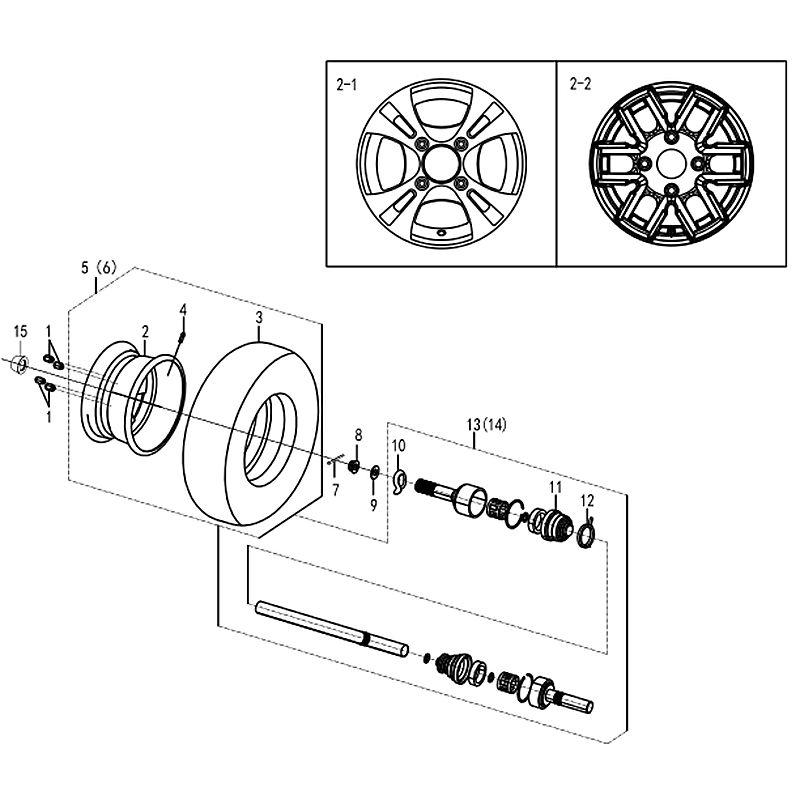 Rear wheel