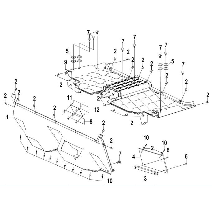 Floorboard and Footwell