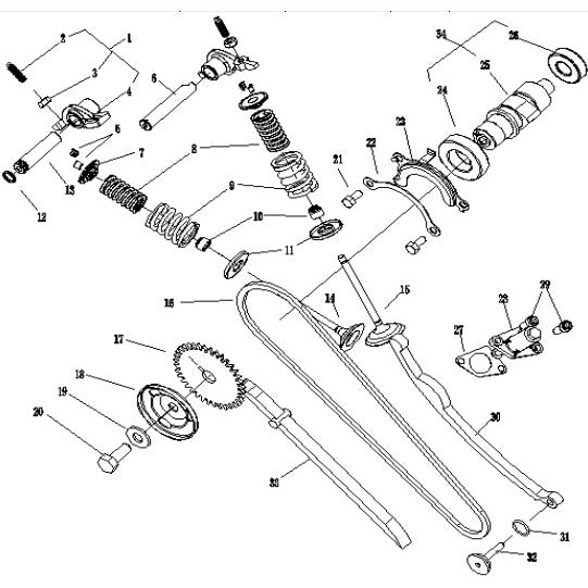 Crankshaft Connecting Rod Mechanism Assembly