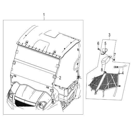 Windshield / Safety Net