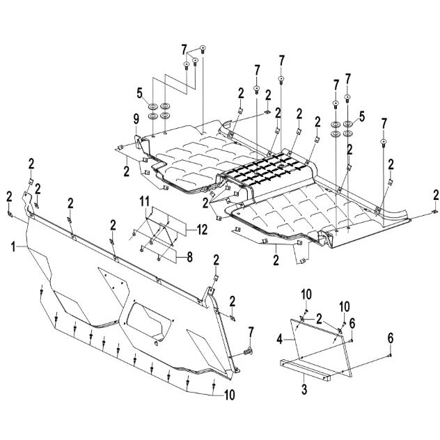 Floorboard and Footwell
