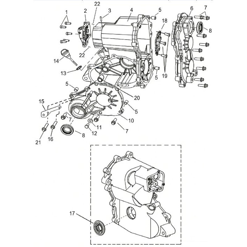 Gearbox Housing Assembly