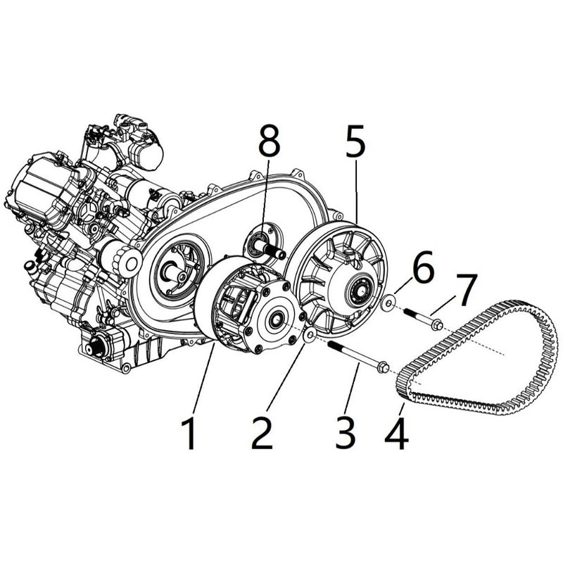 CVT Clutch and Belt