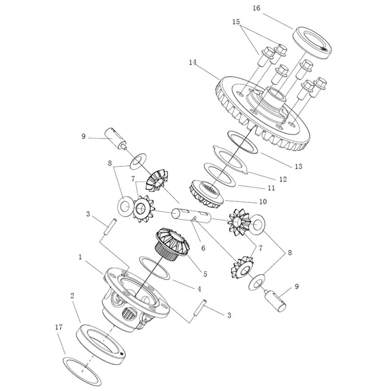 Output shaft components