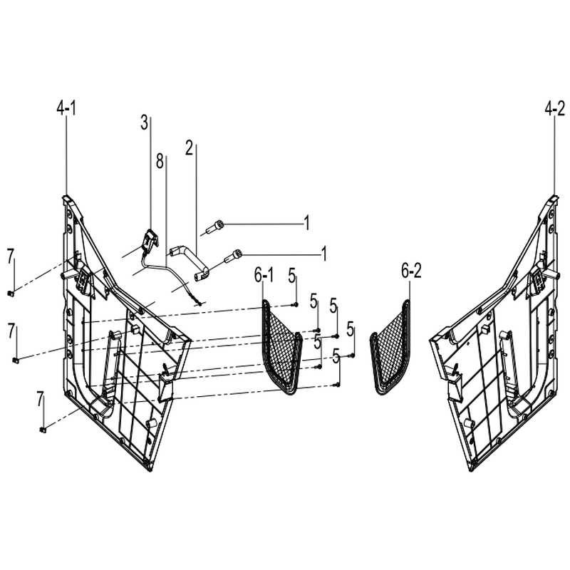 Inner door panel assembly