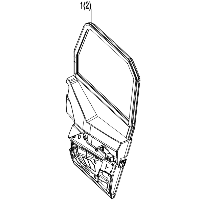 Full door assembly