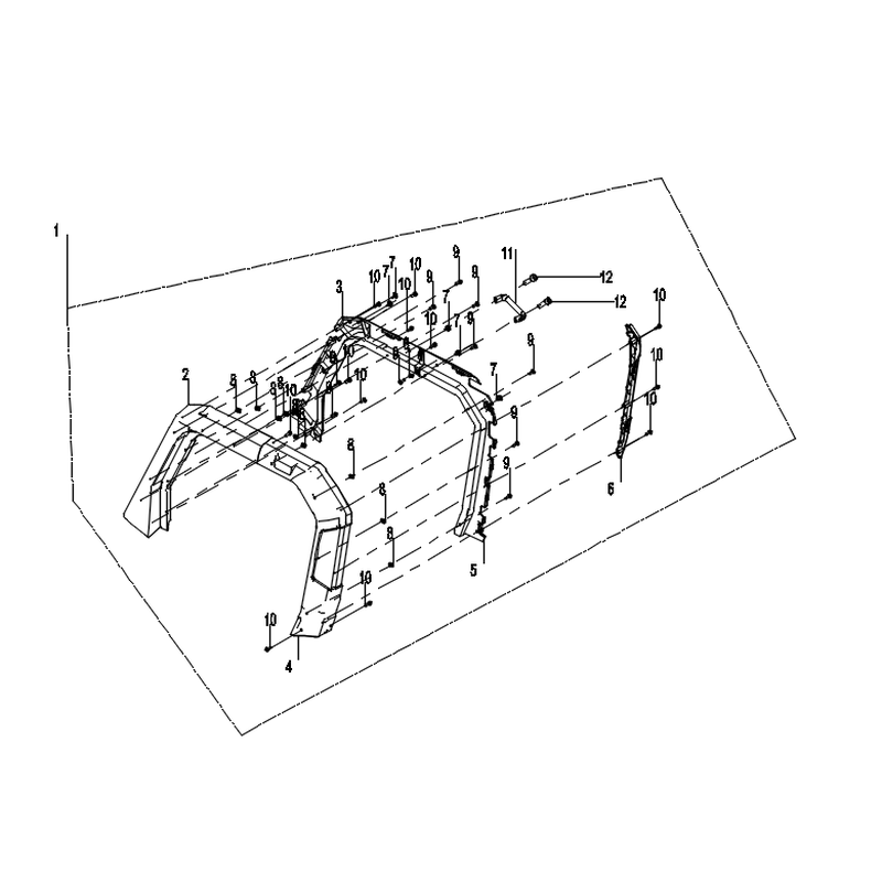 ROP plastic wrapping parts
