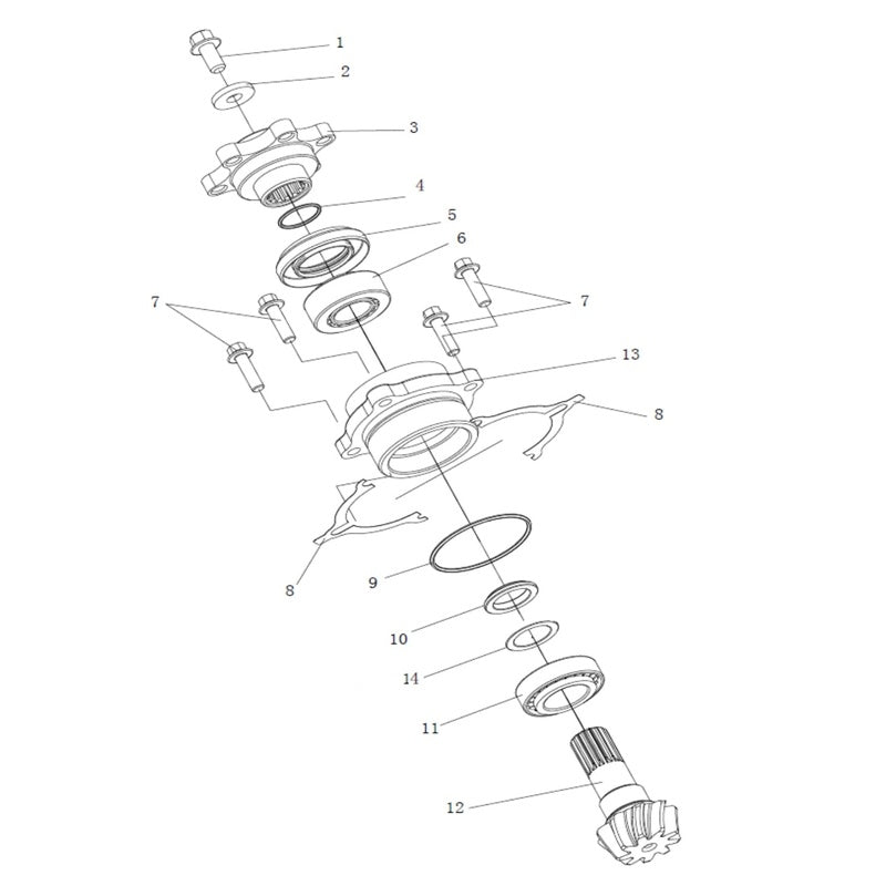 Input axis assembly