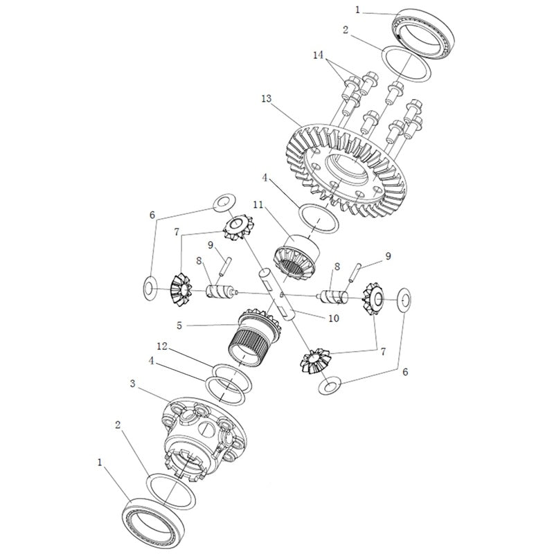 Output shaft assembly
