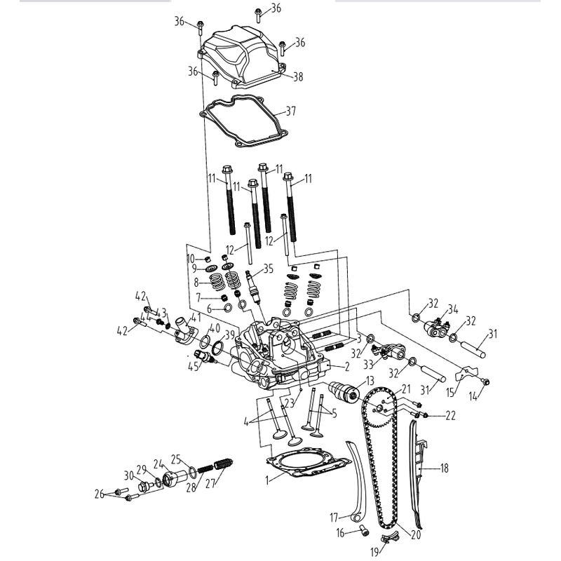 First Cylinder Head Assembly