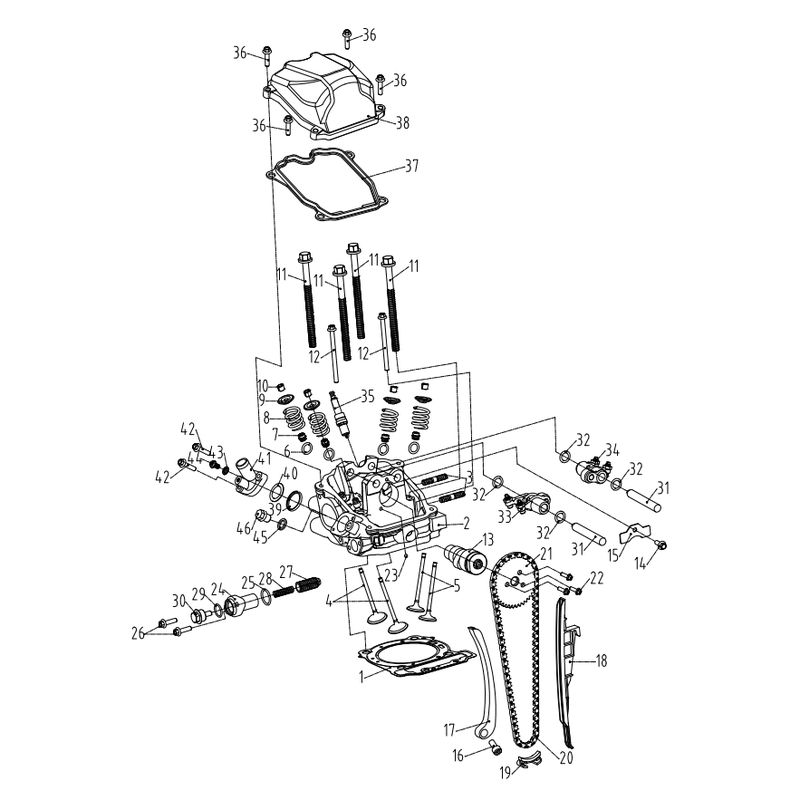 Second Cylinder Head Assembly