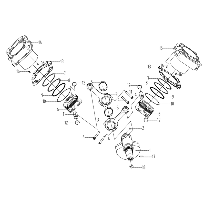 Crankshaft Piston & Cylinder