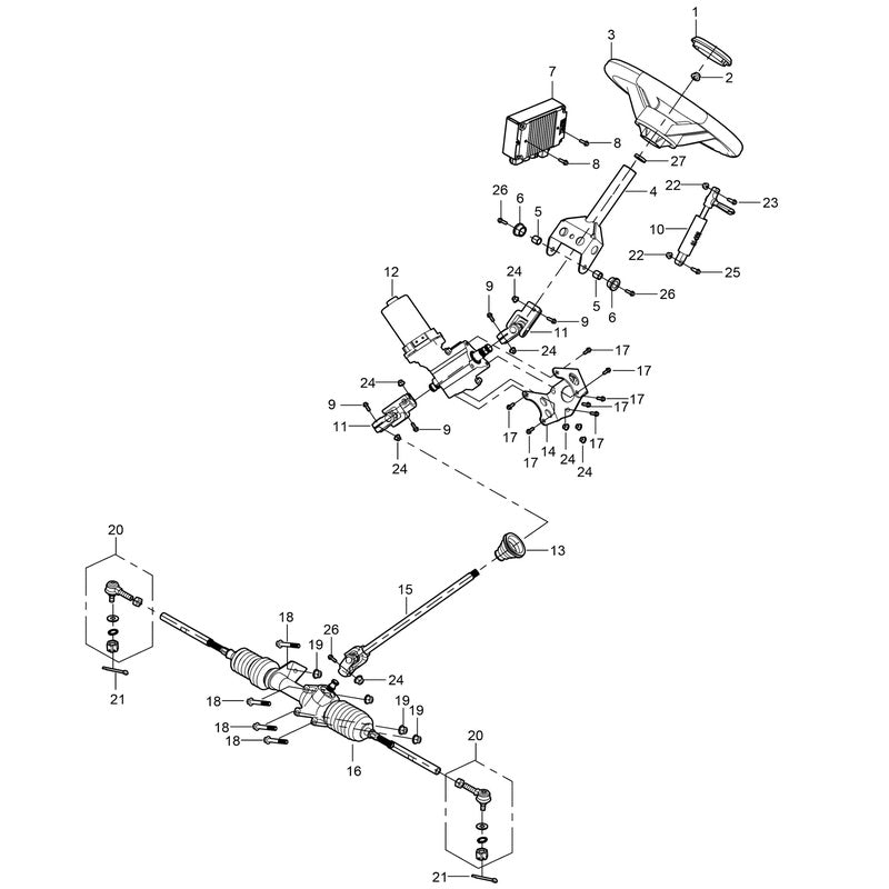 Steering System (With EPS)