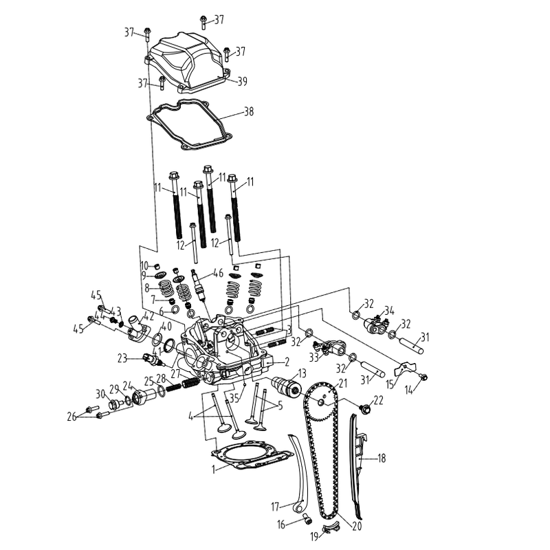 Second Cylinder Head Assembly