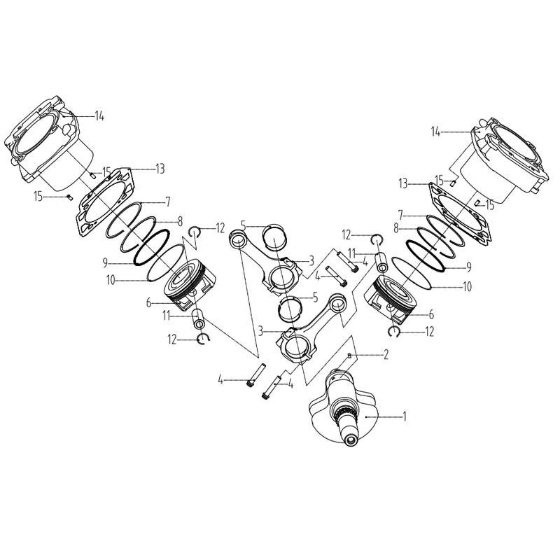 Crankshaft Piston & Cylinder