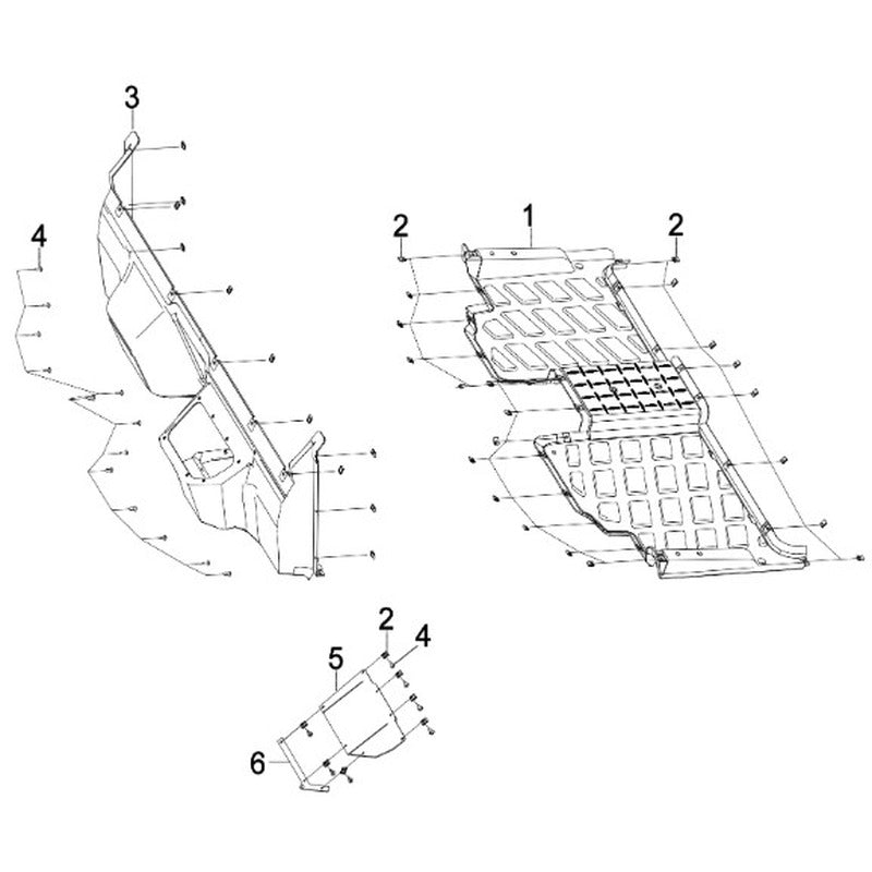Floorboard and Footwell